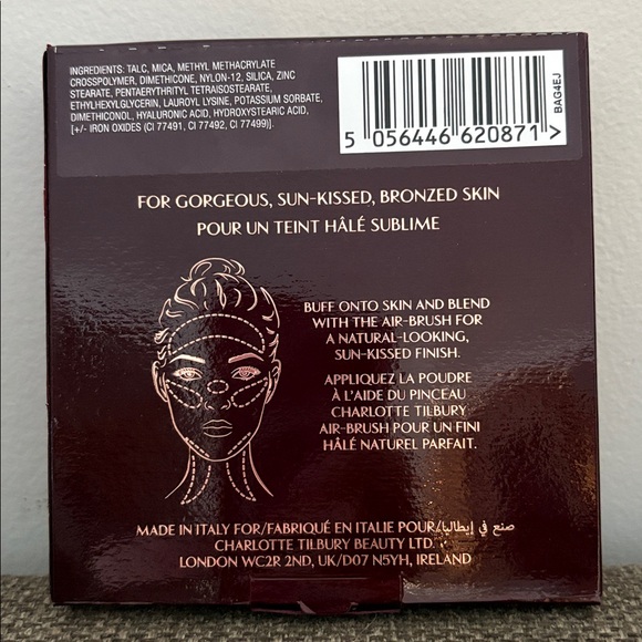 BNIB Charlotte Tilbury Airbrush Bronzer Refillable (16g) in Medium - Picture 6 of 7